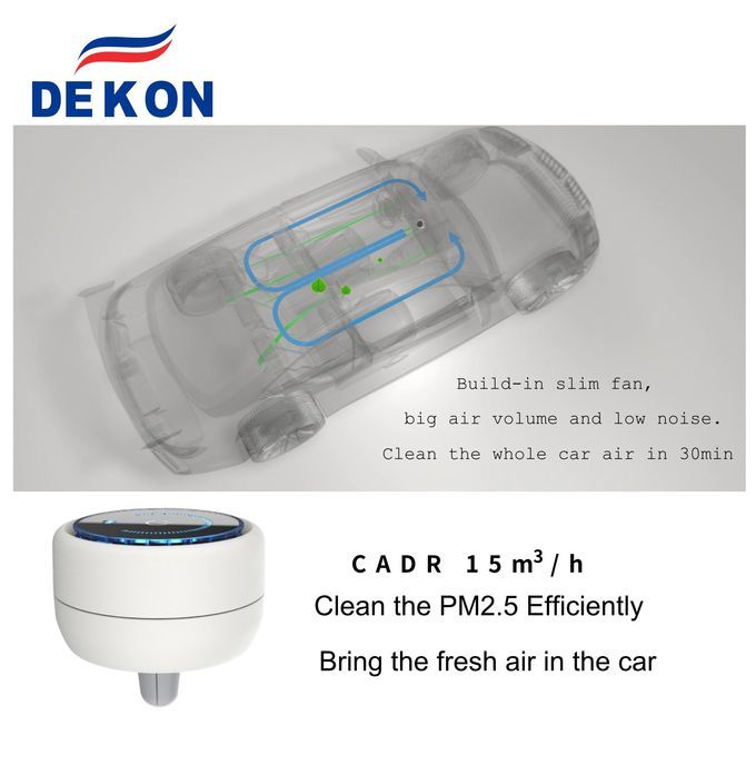Очиститель и стерилизатор воздуха АВТОМОБИЛЯ с UVC лампой + фильтром photocatalyst и фильтром приведенными углерода очищают воздух в вашем автомобиле